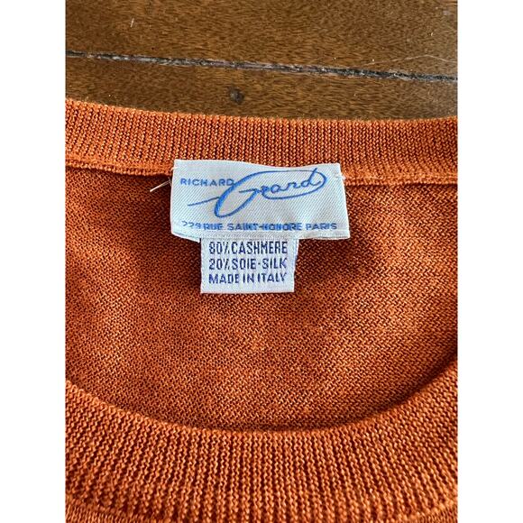 Richard Grande cashmere & silk men’s sweater Italy - Picture 4 of 6